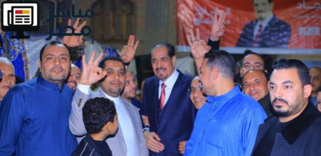 المؤتمر التاريخي في سنباط لدعم المرشح عنتر جاد رقم 3 رمز الحصان بدائرة زفتي والسنطة