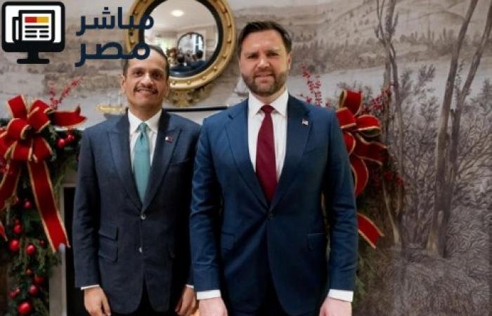 رئيس مجلس الوزراء وزير الخارجية يبحث مع نائب الرئيس الأمريكي تعزيز الشراكة الاستراتيجية